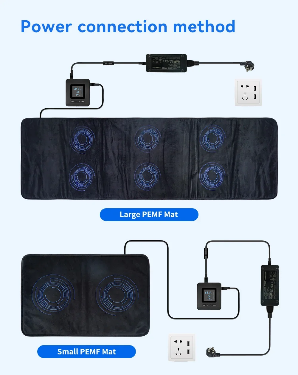 200*60cm PEMF Mat PEMF Magnetic Therapy Device Physio Magneto Machine Full Body Pain Relief Improve Sleep Boost Circulation 200*60cm PEMF Mat PEMF Magnetic Therapy Device Physio Magneto Machine Full Body Pain Relief Improve Sleep Boost Circulation