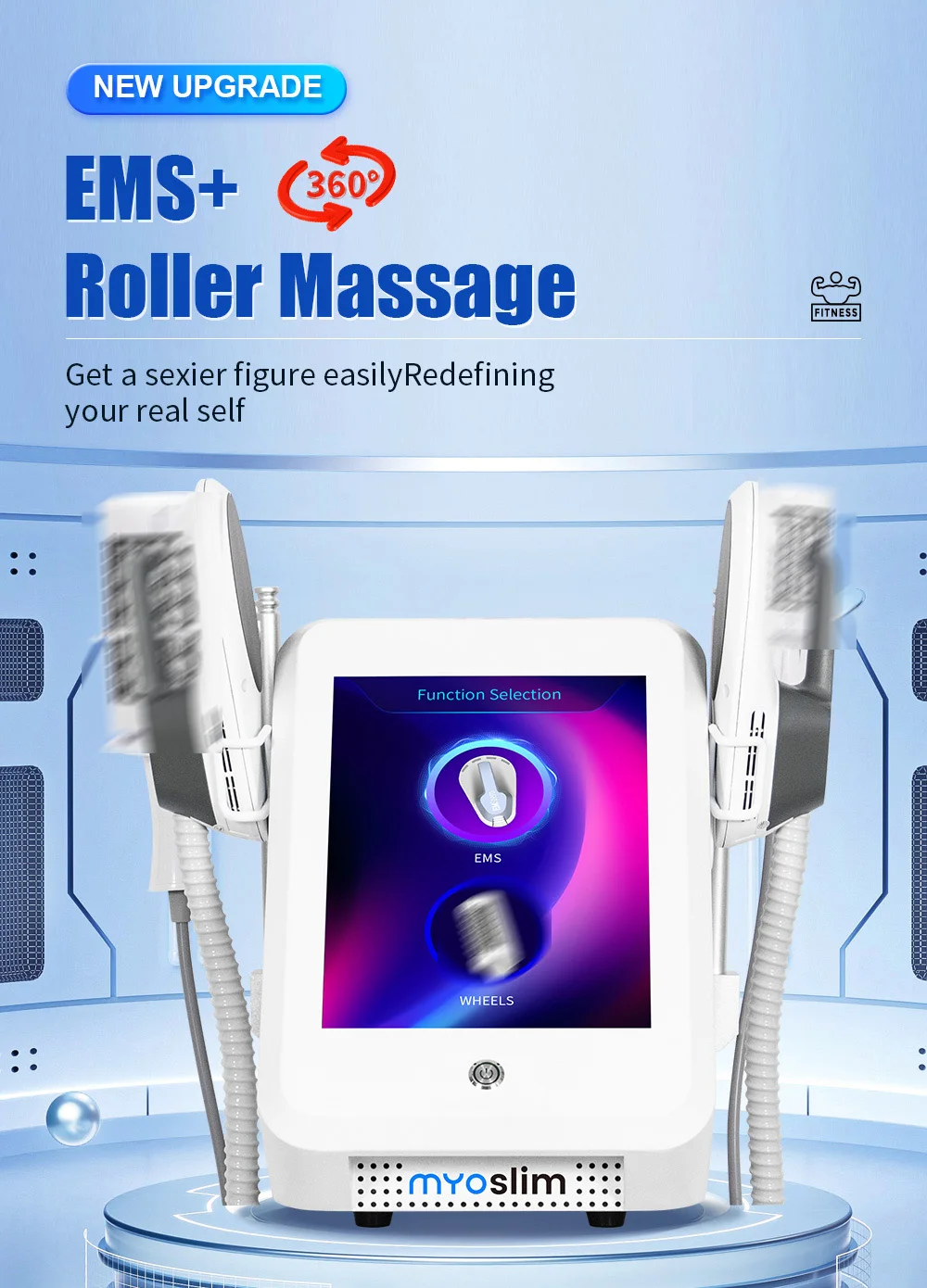 EMS Vacuum Inner Ball Roller 360 Degree Rolling Cellulite Massage Weights Loss Machine Body Muscle Body Slimming Fat Removal EMS Vacuum Inner Ball Roller 360 Degree Rolling Cellulite Massage Weights Loss Machine Body Muscle Body Slimming Fat Removal