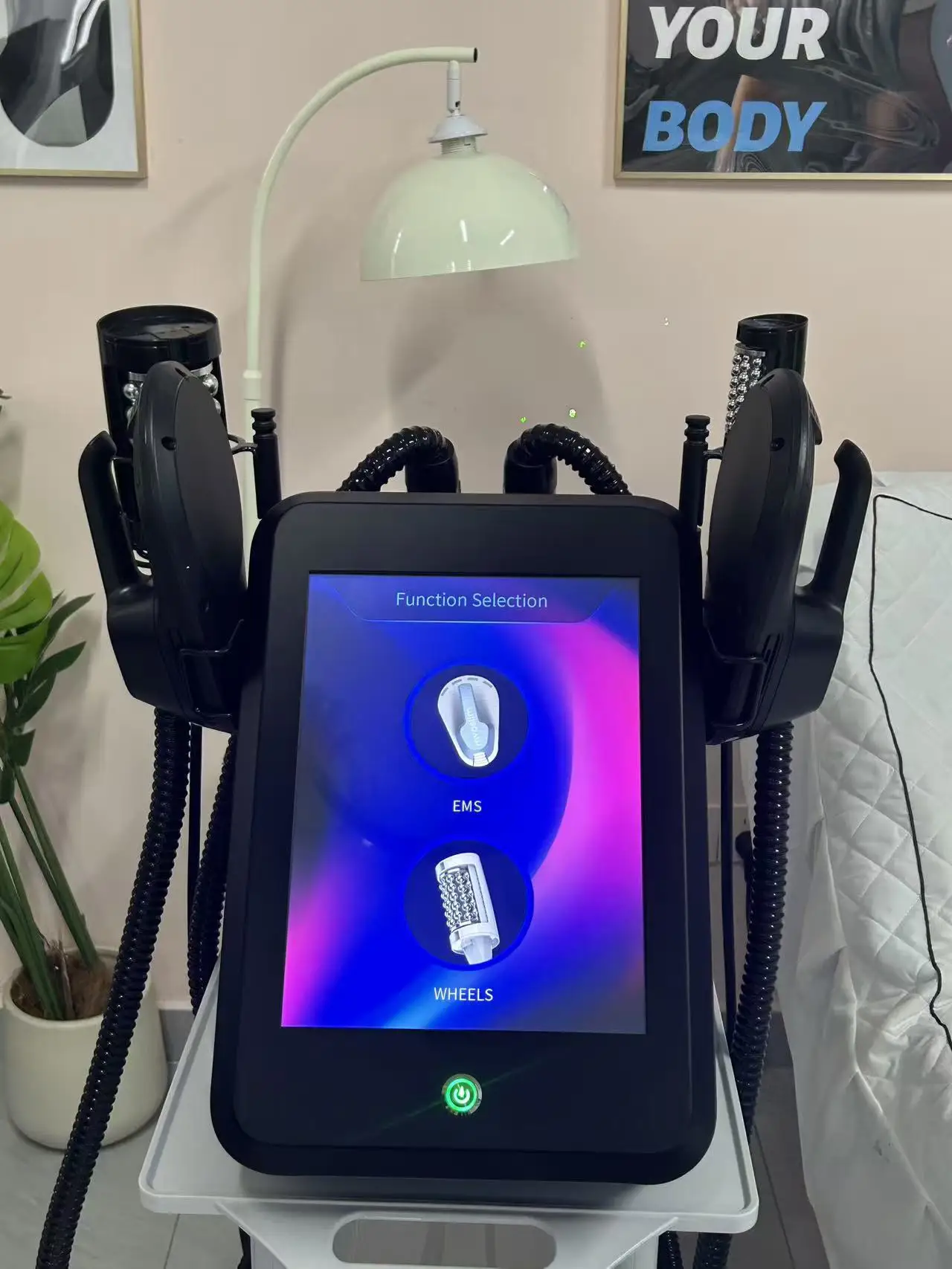 EMS Vacuum Inner Ball Roller 360 Degree Rolling Cellulite Massage Weights Loss Machine Body Muscle Body Slimming Fat Removal EMS Vacuum Inner Ball Roller 360 Degree Rolling Cellulite Massage Weights Loss Machine Body Muscle Body Slimming Fat Removal