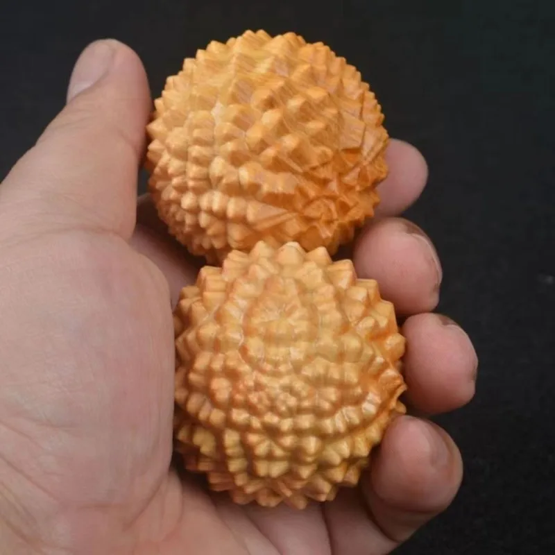 1pcs Massage Relax Muscle Durian Thorn Wood Health Ball Hand Fitness Stimulating Acupoints Foot Body Massage Healthcare Ball - Image 5