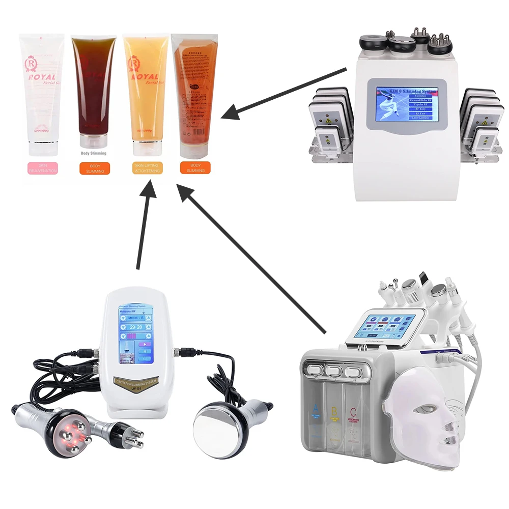 300g Ultrasonic RF Gel for 40K Cavitation Body Slimming Beauty Machine Radio Frequency Conductive Gel for RF Fat Burning Device - Image 3