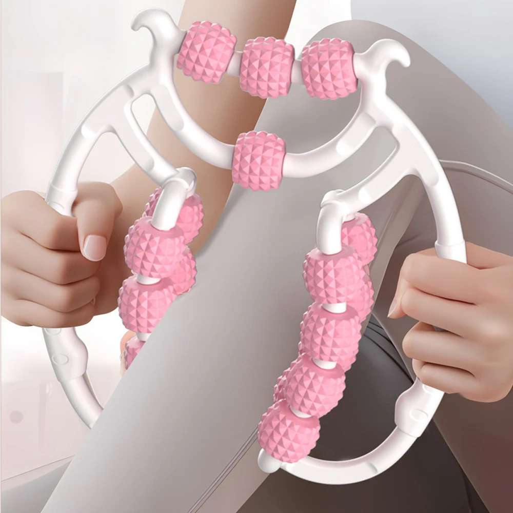 Newest 20 Wheel Annular Leg Clamp Massager Anti-cellulite Massager Body Slimming Roller Massage for Body Massager Relax Newest 20 Wheel Annular Leg Clamp Massager Anti-cellulite Massager Body Slimming Roller Massage for Body Massager Relax