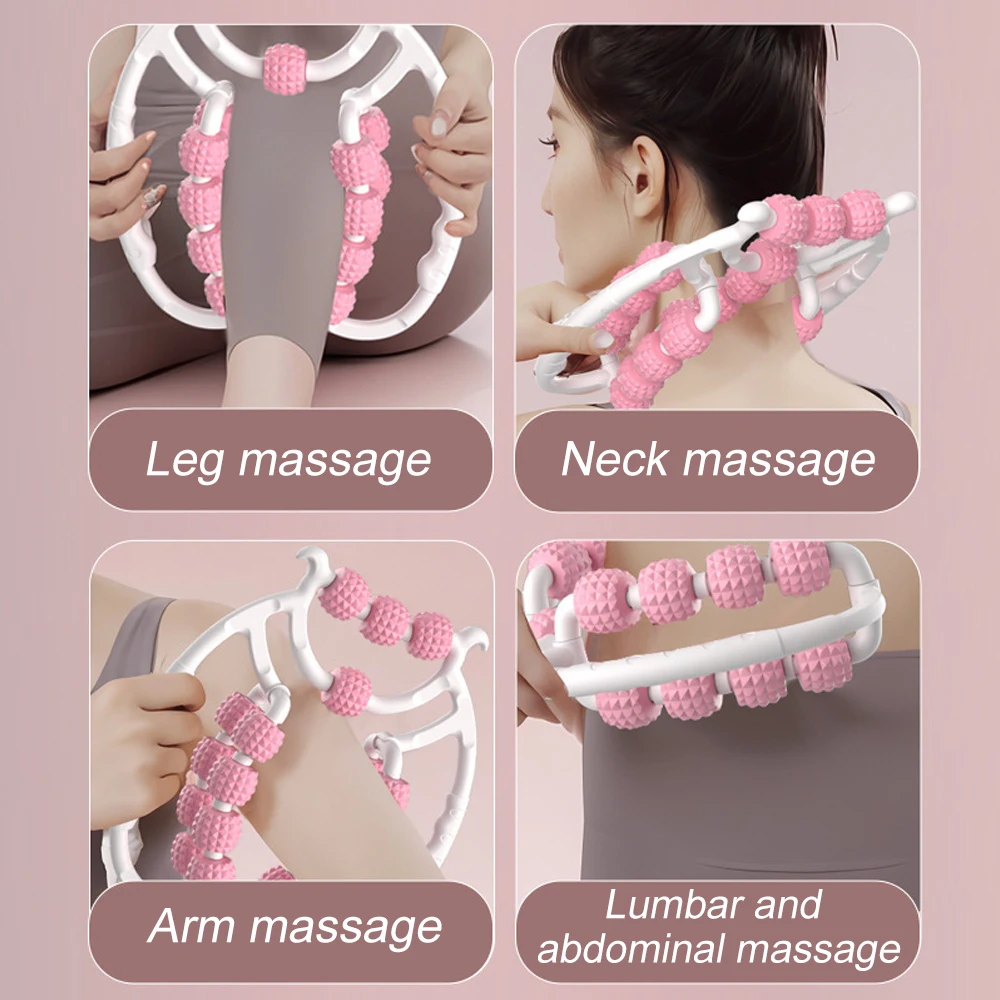 Newest 20 Wheel Annular Leg Clamp Massager Anti-cellulite Massager Body Slimming Roller Massage for Body Massager Relax Newest 20 Wheel Annular Leg Clamp Massager Anti-cellulite Massager Body Slimming Roller Massage for Body Massager Relax