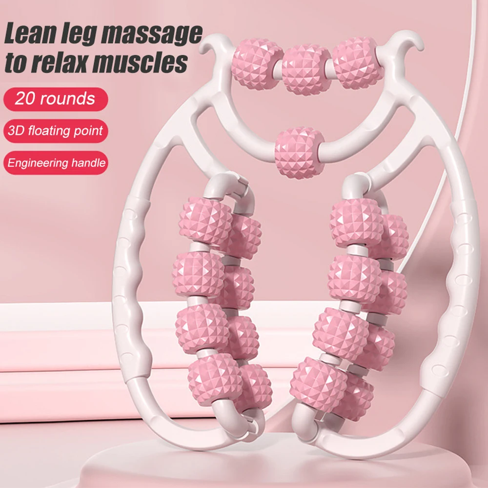 Newest 20 Wheel Annular Leg Clamp Massager Anti-cellulite Massager Body Slimming Roller Massage for Body Massager Relax - Image 2