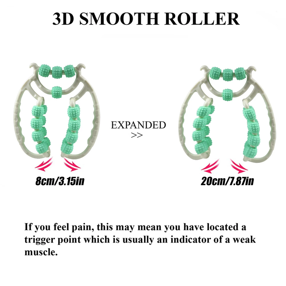 Newest 20 Wheel Annular Leg Clamp Massager Anti-cellulite Massager Body Slimming Roller Massage for Body Massager Relax Newest 20 Wheel Annular Leg Clamp Massager Anti-cellulite Massager Body Slimming Roller Massage for Body Massager Relax
