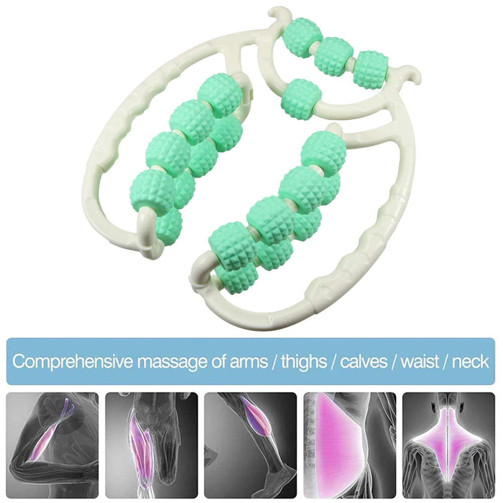 Newest 20 Wheel Annular Leg Clamp Massager Anti-cellulite Massager Body Slimming Roller Massage for Body Massager Relax Newest 20 Wheel Annular Leg Clamp Massager Anti-cellulite Massager Body Slimming Roller Massage for Body Massager Relax