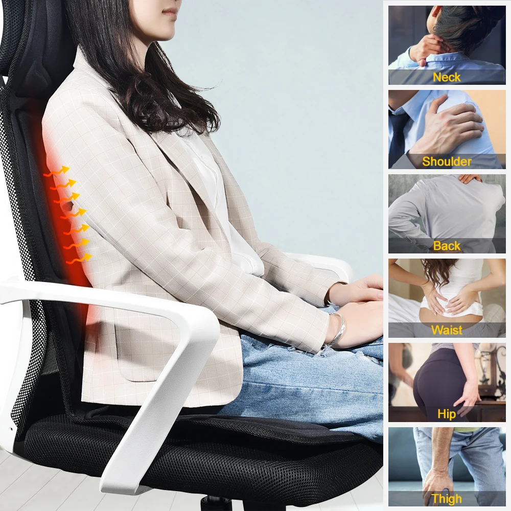 Electric Back Massager Infrared Full-Body Massage Chair Cushion Heating Vibrator Car Home Office Lumbar Neck Mattress Chair Mat Electric Back Massager Infrared Full-Body Massage Chair Cushion Heating Vibrator Car Home Office Lumbar Neck Mattress Chair Mat
