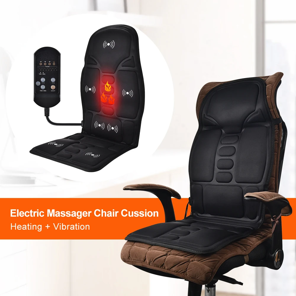 Electric Back Massager Infrared Full-Body Massage Chair Cushion Heating Vibrator Car Home Office Lumbar Neck Mattress Chair Mat Electric Back Massager Infrared Full-Body Massage Chair Cushion Heating Vibrator Car Home Office Lumbar Neck Mattress Chair Mat