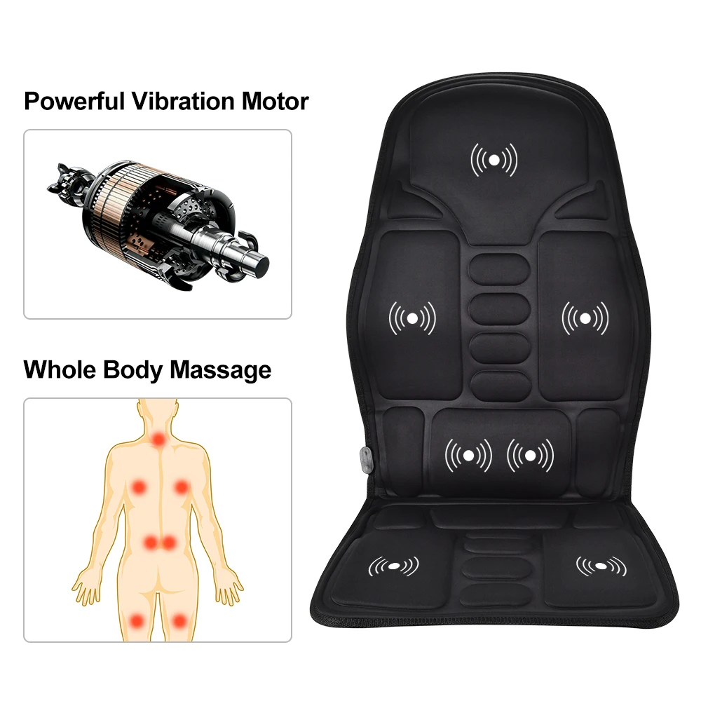 Electric Back Massager Infrared Full-Body Massage Chair Cushion Heating Vibrator Car Home Office Lumbar Neck Mattress Chair Mat Electric Back Massager Infrared Full-Body Massage Chair Cushion Heating Vibrator Car Home Office Lumbar Neck Mattress Chair Mat