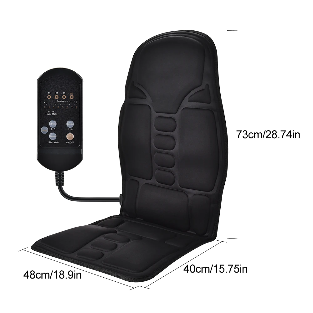 Electric Back Massager Infrared Full-Body Massage Chair Cushion Heating Vibrator Car Home Office Lumbar Neck Mattress Chair Mat Electric Back Massager Infrared Full-Body Massage Chair Cushion Heating Vibrator Car Home Office Lumbar Neck Mattress Chair Mat