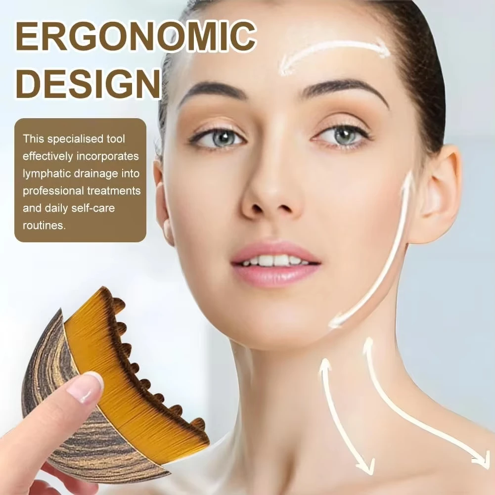 1/3/5Pcs Lymphatic Contour Face Guasha Slim The Face Jawline and Reduce Swelling Body Brush Blood Circulation Massage Tool Relax