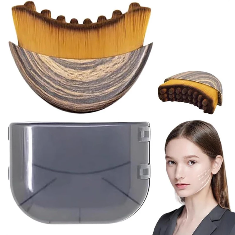 ♥Lymph Contour Facial Scraping Gua Sha Eye And Neck Care Brush Facial Massage Brush with Roller Balls ♥Lymph Contour Facial Scraping Gua Sha Eye And Neck Care Brush Facial Massage Brush with Roller Balls