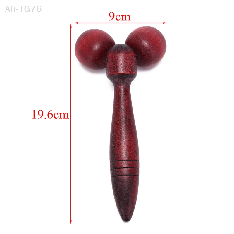 Random Color Wooden Ball Roller Massager Tool for Reflexology Hand Face & Body Relaxing Random Color Wooden Ball Roller Massager Tool for Reflexology Hand Face & Body Relaxing