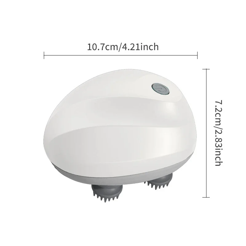 Electric Head Massager USB Rechargable Scalp Massager Body Massage Health Care Shoulder Neck Deep Tissue Kneading Massage Gift Electric Head Massager USB Rechargable Scalp Massager Body Massage Health Care Shoulder Neck Deep Tissue Kneading Massage Gift