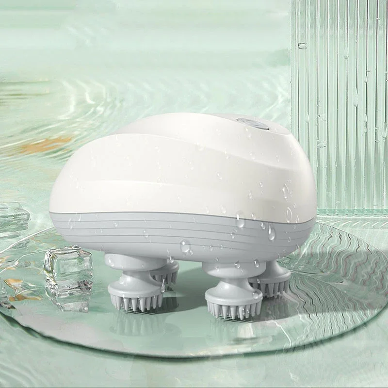 Electric Head Massager USB Rechargable Scalp Massager Body Massage Health Care Shoulder Neck Deep Tissue Kneading Massage Gift Electric Head Massager USB Rechargable Scalp Massager Body Massage Health Care Shoulder Neck Deep Tissue Kneading Massage Gift