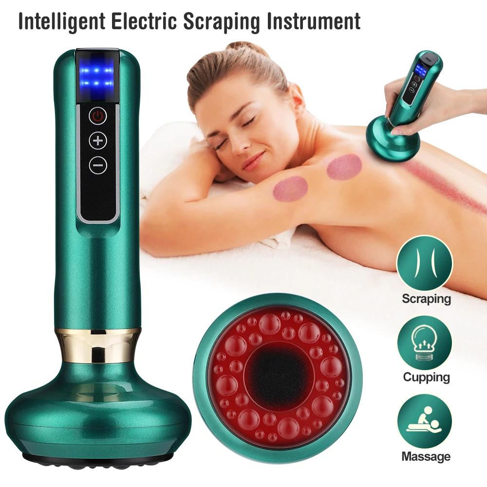 6 Gear Electric Cupping Massager Vacuum Suction Cup GuaSha Anti Cellulite Beauty Health Scraping Heat Body Slimming Massage 6 Gear Electric Cupping Massager Vacuum Suction Cup GuaSha Anti Cellulite Beauty Health Scraping Heat Body Slimming Massage