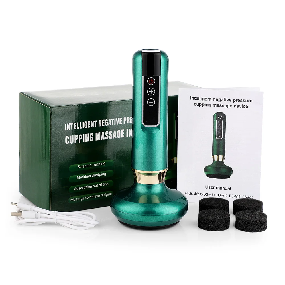6 Gear Electric Cupping Massager Vacuum Suction Cup GuaSha Anti Cellulite Beauty Health Scraping Heat Body Slimming Massage 6 Gear Electric Cupping Massager Vacuum Suction Cup GuaSha Anti Cellulite Beauty Health Scraping Heat Body Slimming Massage