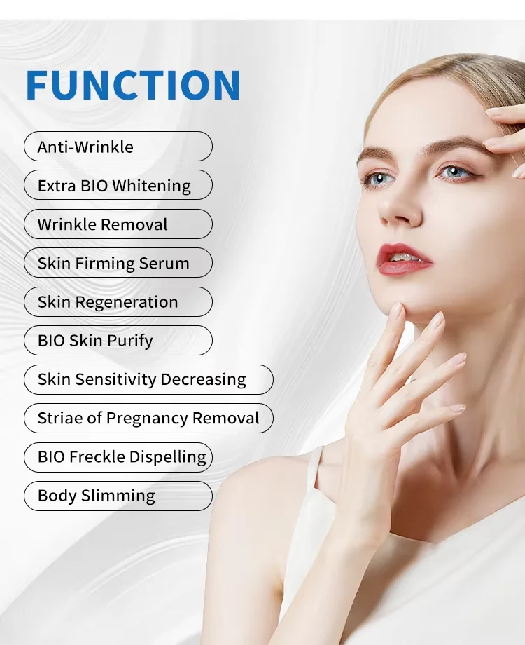Portable Hair Facial Scalp Mesogun Vibrator U225 PRP Injector Mesotherapy Gun Needle Free Skin Rejuvenation Water Light Machine
