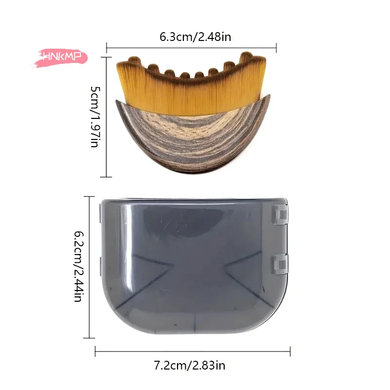S Size Lymphatic Contour Face Brush for Dry Brushing - Face Massager Tool for Sculpting And Skin Massage - Image 6