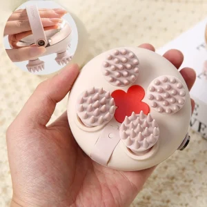 Head Massage Instrument Rechargeable Head Massager Scalp Stress Relax Body MassageWaterproof Handheld Hair Scalp massager