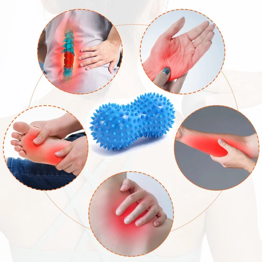 1PCS Peanut Massage Ball, Double Lacrosse Massage Roller Ball for Deep Tissue Muscle Massage,Physical Therapy Myofascial Release 1PCS Peanut Massage Ball, Double Lacrosse Massage Roller Ball for Deep Tissue Muscle Massage,Physical Therapy Myofascial Release
