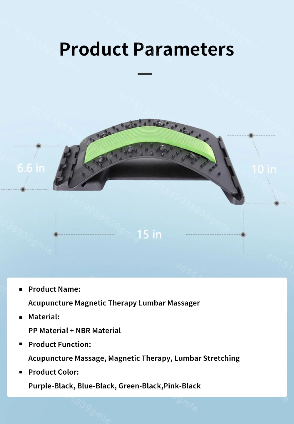 Back Stretcher Adjustable Massager Multi-Level Waist Neck Fitness Lumbar Cervical Spine Cervical Spine Support Massager Tools Back Stretcher Adjustable Massager Multi-Level Waist Neck Fitness Lumbar Cervical Spine Cervical Spine Support Massager Tools