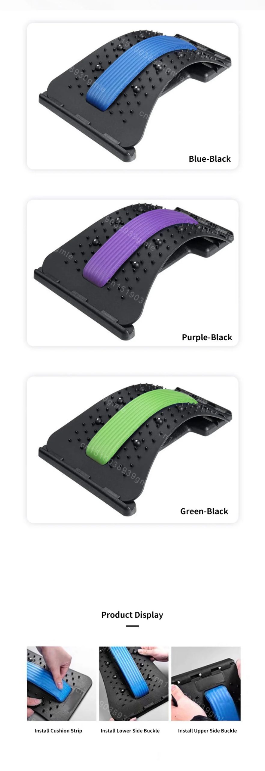 Back Stretcher Adjustable Massager Multi-Level Waist Neck Fitness Lumbar Cervical Spine Cervical Spine Support Massager Tools Back Stretcher Adjustable Massager Multi-Level Waist Neck Fitness Lumbar Cervical Spine Cervical Spine Support Massager Tools