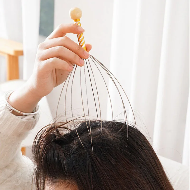Octopus Head Massager Scalp Massagers With Claws Handheld Deep Relaxation Hair Stimulation And Stress Relief Massage TPAMQ001 Octopus Head Massager Scalp Massagers With Claws Handheld Deep Relaxation Hair Stimulation And Stress Relief Massage TPAMQ001