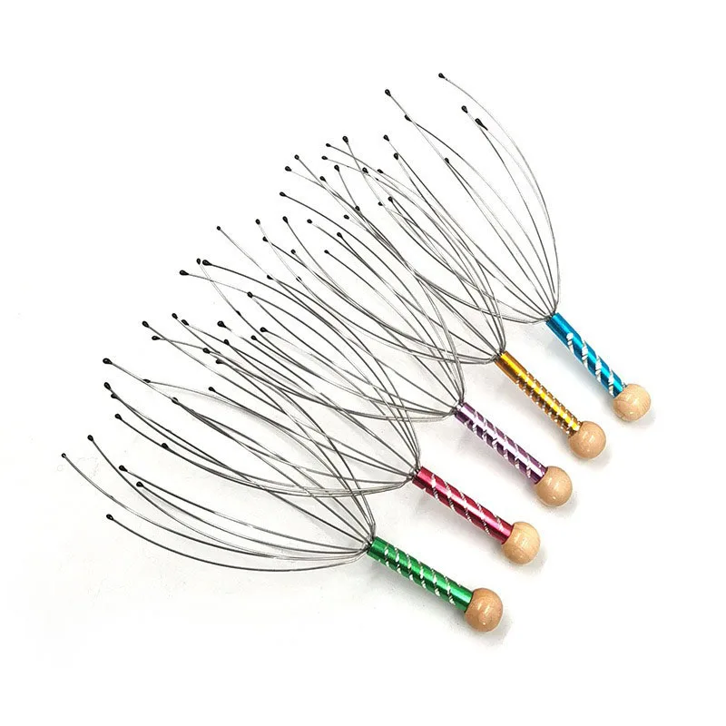 Octopus Head Massager Scalp Massagers With Claws Handheld Deep Relaxation Hair Stimulation And Stress Relief Massage TPAMQ001 Octopus Head Massager Scalp Massagers With Claws Handheld Deep Relaxation Hair Stimulation And Stress Relief Massage TPAMQ001