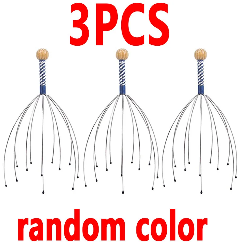 Octopus Head Massager Scalp Massagers With Claws Handheld Deep Relaxation Hair Stimulation And Stress Relief Massage TPAMQ001 Octopus Head Massager Scalp Massagers With Claws Handheld Deep Relaxation Hair Stimulation And Stress Relief Massage TPAMQ001
