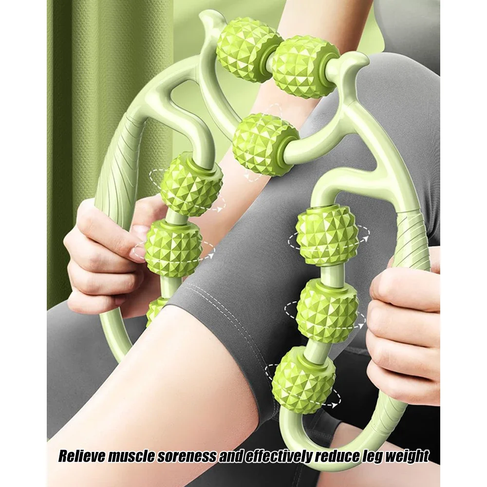 1Pcs 9-Wheel Fascia Muscle Roller, Cellulite Roller, Massage Roller for Relieve Muscle Soreness Thigh,Calf,Arm,Reduce Cellulite 1Pcs 9-Wheel Fascia Muscle Roller, Cellulite Roller, Massage Roller for Relieve Muscle Soreness Thigh,Calf,Arm,Reduce Cellulite