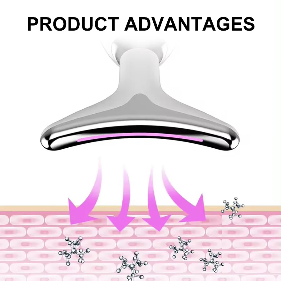 Anti Wrinkle Facial Massager Neck Face Beauty Device Skin Tighten Facial Lift Device Reduce Double Chin Skin Care Tool 7 Colors - Image 2