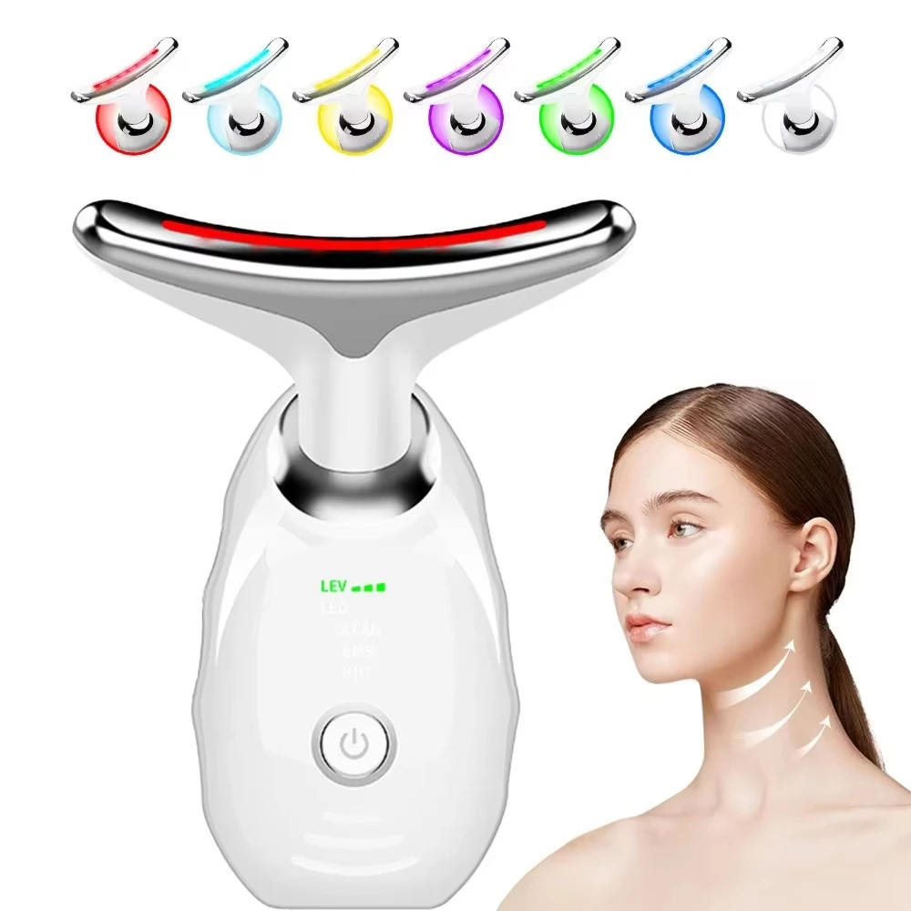 Anti Wrinkle Facial Massager Neck Face Beauty Device Skin Tighten Facial Lift Device Reduce Double Chin Skin Care Tool 7 Colors Anti Wrinkle Facial Massager Neck Face Beauty Device Skin Tighten Facial Lift Device Reduce Double Chin Skin Care Tool 7 Colors