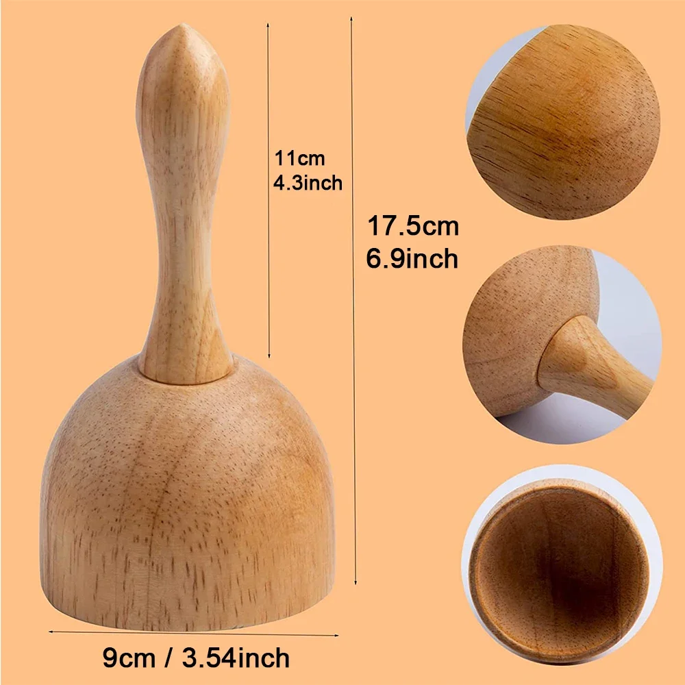 ZONGKUNG 1PCS Wooden Therapy Massage Sets Pain Relief Anti Cellulite Body Slimmling Gua Sha Back Massager Maderoterapia Corporal