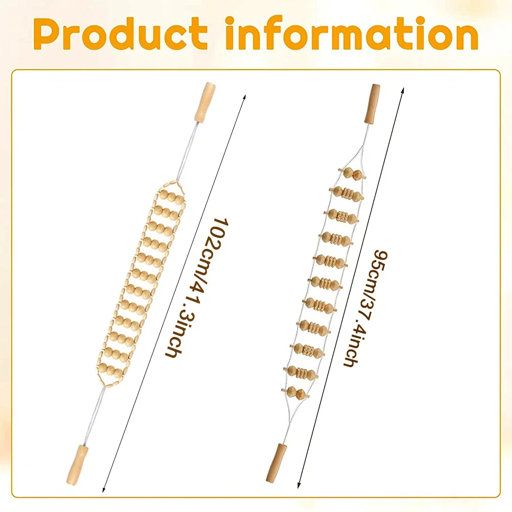 ZONGKUNG 1PCS Wooden Therapy Massage Sets Pain Relief Anti Cellulite Body Slimmling Gua Sha Back Massager Maderoterapia Corporal
