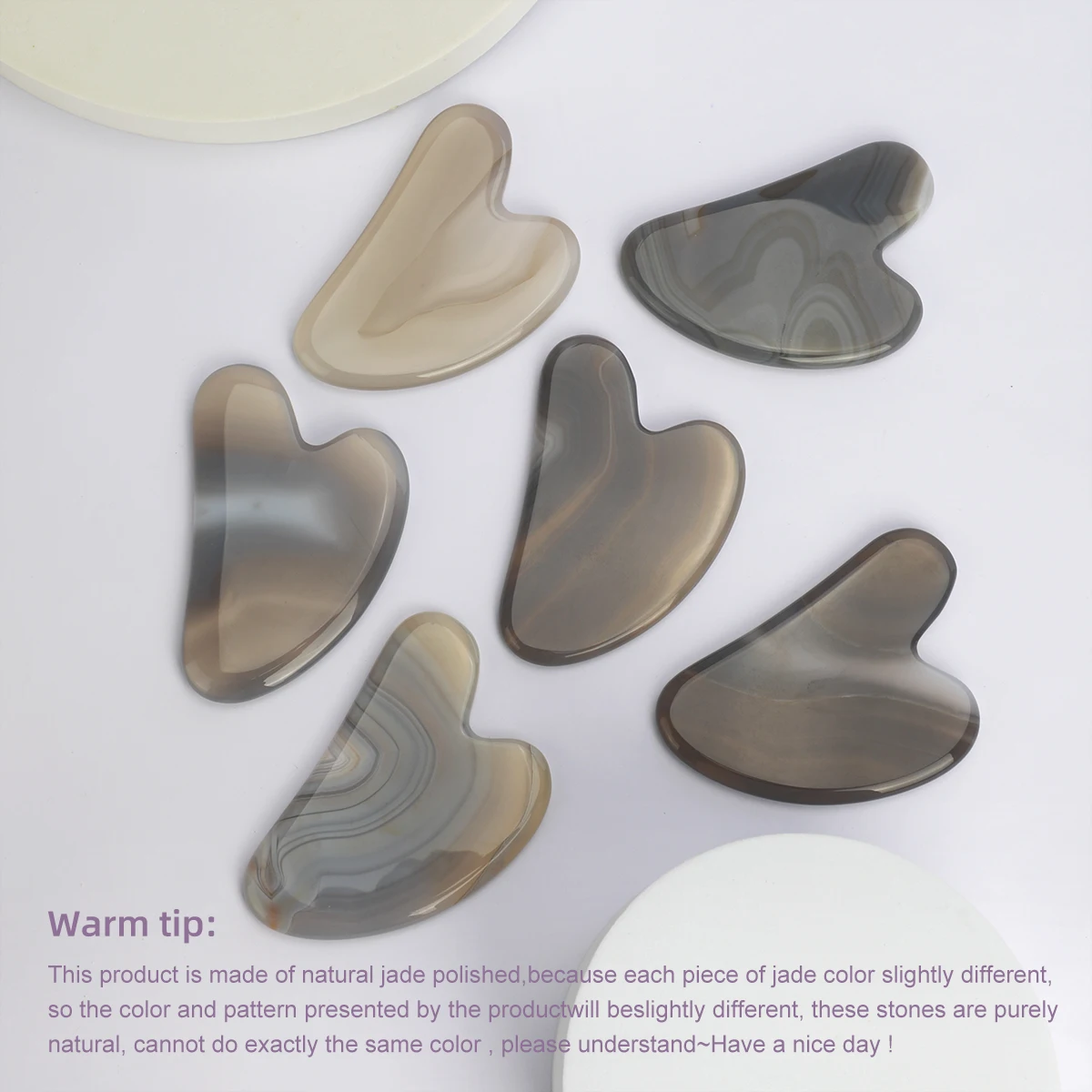 1PC Guasha Massage Natural Stone Jade Scraper Facial Gua Sha SPA Neck Massager Women Portable Face Skin Care Beauty Healty TooL 1PC Guasha Massage Natural Stone Jade Scraper Facial Gua Sha SPA Neck Massager Women Portable Face Skin Care Beauty Healty TooL