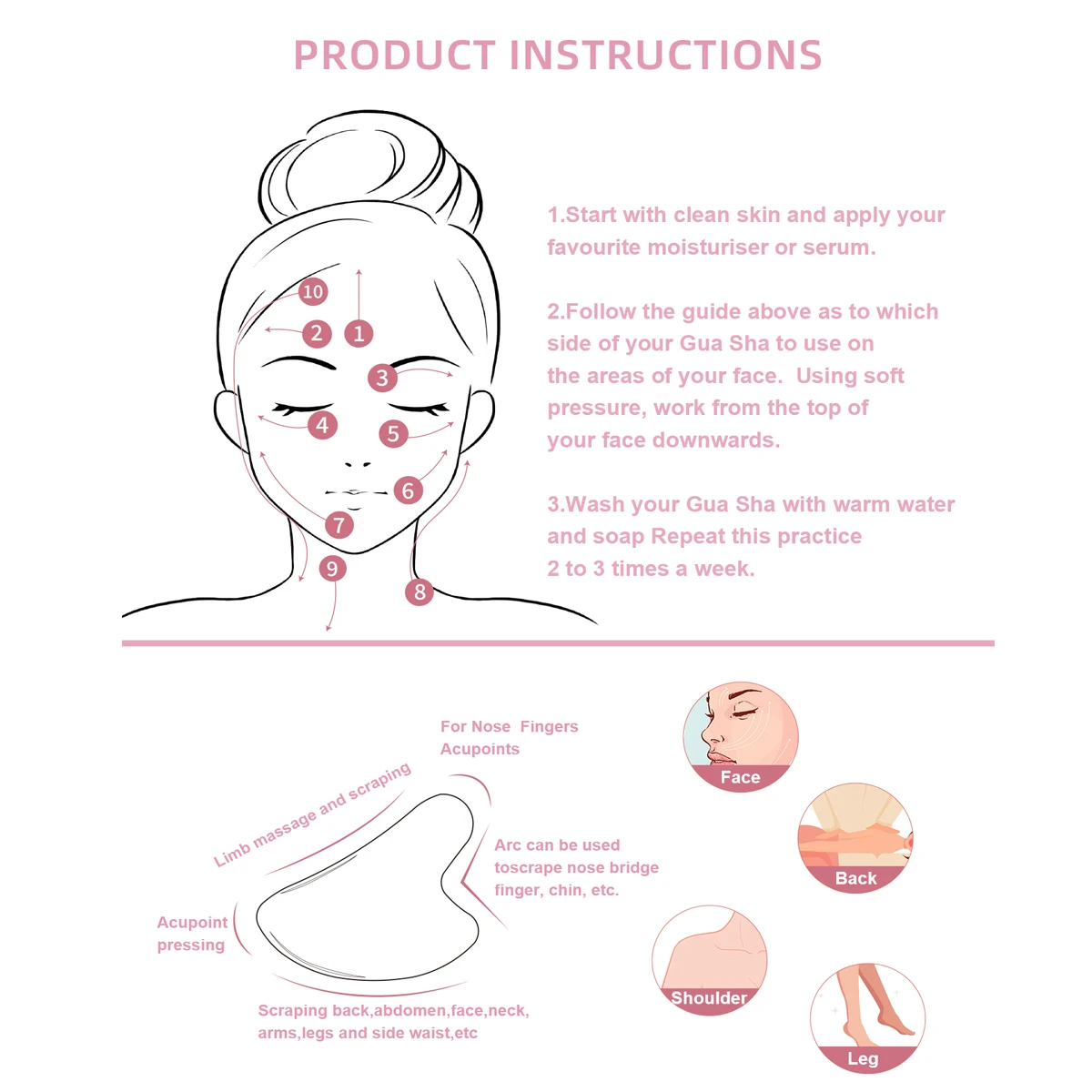 1PC Guasha Massage Natural Stone Jade Scraper Facial Gua Sha SPA Neck Massager Women Portable Face Skin Care Beauty Healty TooL 1PC Guasha Massage Natural Stone Jade Scraper Facial Gua Sha SPA Neck Massager Women Portable Face Skin Care Beauty Healty TooL