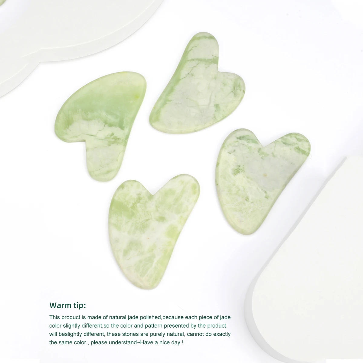 1PC Guasha Massage Natural Stone Jade Scraper Facial Gua Sha SPA Neck Massager Women Portable Face Skin Care Beauty Healty TooL 1PC Guasha Massage Natural Stone Jade Scraper Facial Gua Sha SPA Neck Massager Women Portable Face Skin Care Beauty Healty TooL