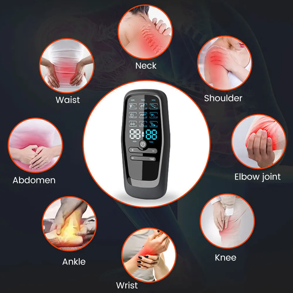 EMS Acupuncture Body Massage Digital Therapy Slimming Machine Electro Stimulator Physiotherapy Tens Muscle Stimulator Electric - Image 4