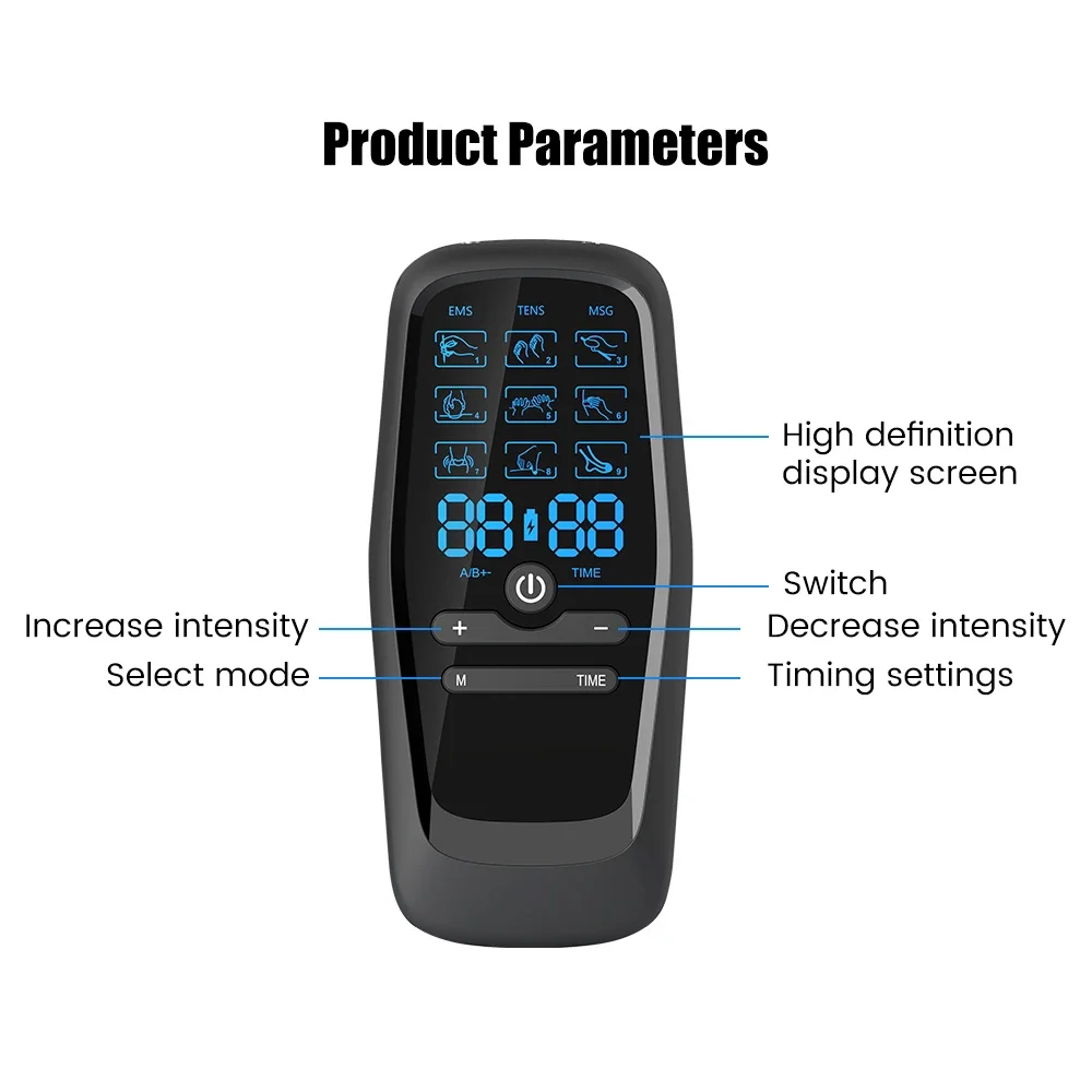 EMS Acupuncture Body Massage Digital Therapy Slimming Machine Electro Stimulator Physiotherapy Tens Muscle Stimulator Electric EMS Acupuncture Body Massage Digital Therapy Slimming Machine Electro Stimulator Physiotherapy Tens Muscle Stimulator Electric