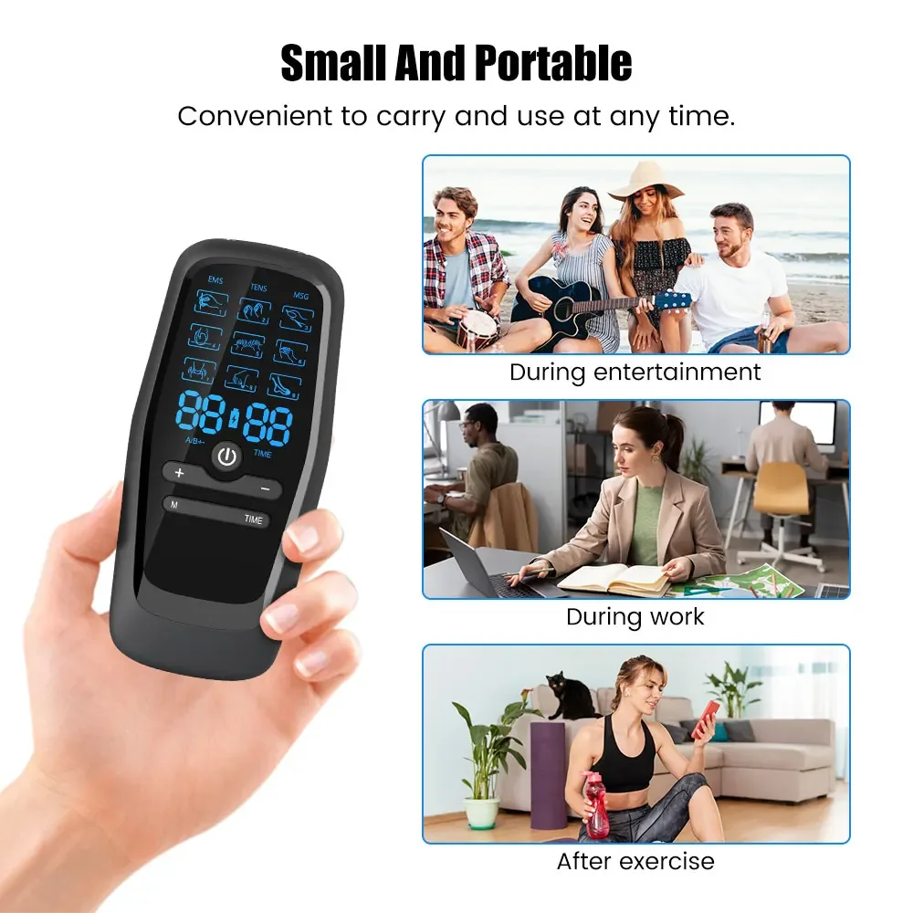 EMS Acupuncture Body Massage Digital Therapy Slimming Machine Electro Stimulator Physiotherapy Tens Muscle Stimulator Electric EMS Acupuncture Body Massage Digital Therapy Slimming Machine Electro Stimulator Physiotherapy Tens Muscle Stimulator Electric
