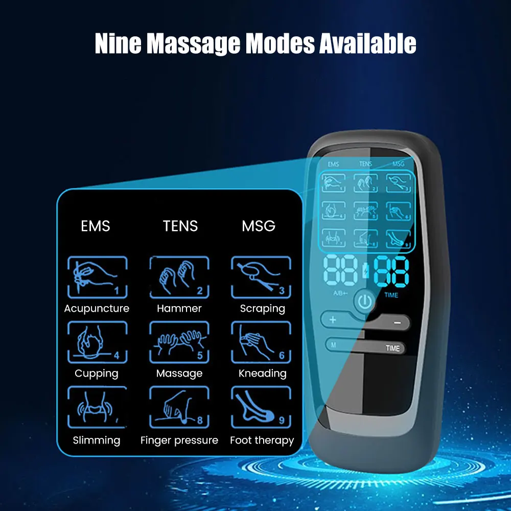 EMS Acupuncture Body Massage Digital Therapy Slimming Machine Electro Stimulator Physiotherapy Tens Muscle Stimulator Electric - Image 5