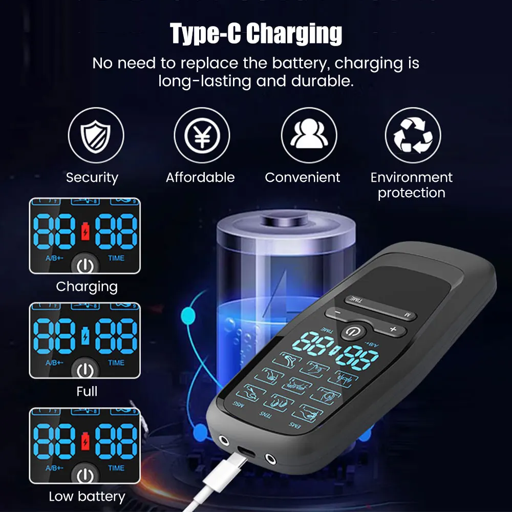 EMS Acupuncture Body Massage Digital Therapy Slimming Machine Electro Stimulator Physiotherapy Tens Muscle Stimulator Electric EMS Acupuncture Body Massage Digital Therapy Slimming Machine Electro Stimulator Physiotherapy Tens Muscle Stimulator Electric