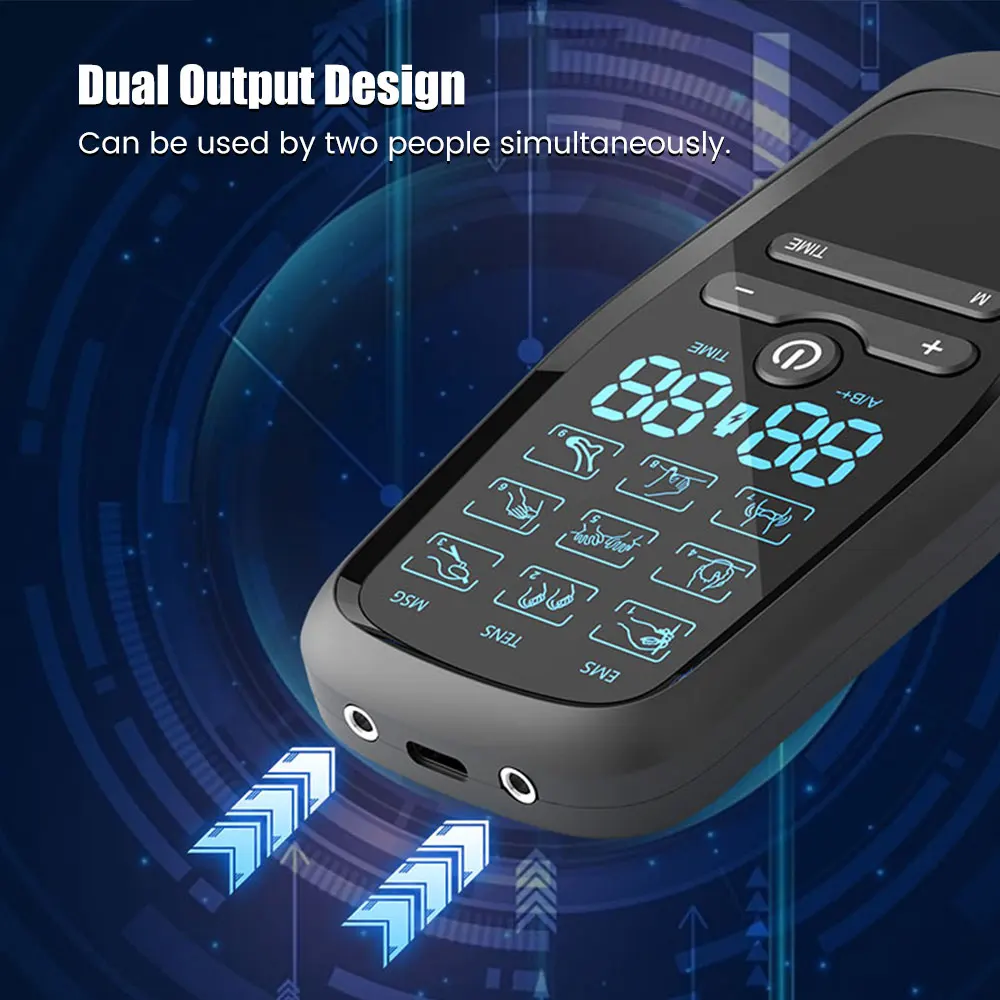 EMS Acupuncture Body Massage Digital Therapy Slimming Machine Electro Stimulator Physiotherapy Tens Muscle Stimulator Electric EMS Acupuncture Body Massage Digital Therapy Slimming Machine Electro Stimulator Physiotherapy Tens Muscle Stimulator Electric