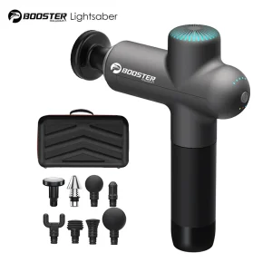 Booster Massage Gun Electric Neck Massager 7.4V Smart Hit Fascia Gun for Body Massage Relaxation Fitness Electric Muscle Massag