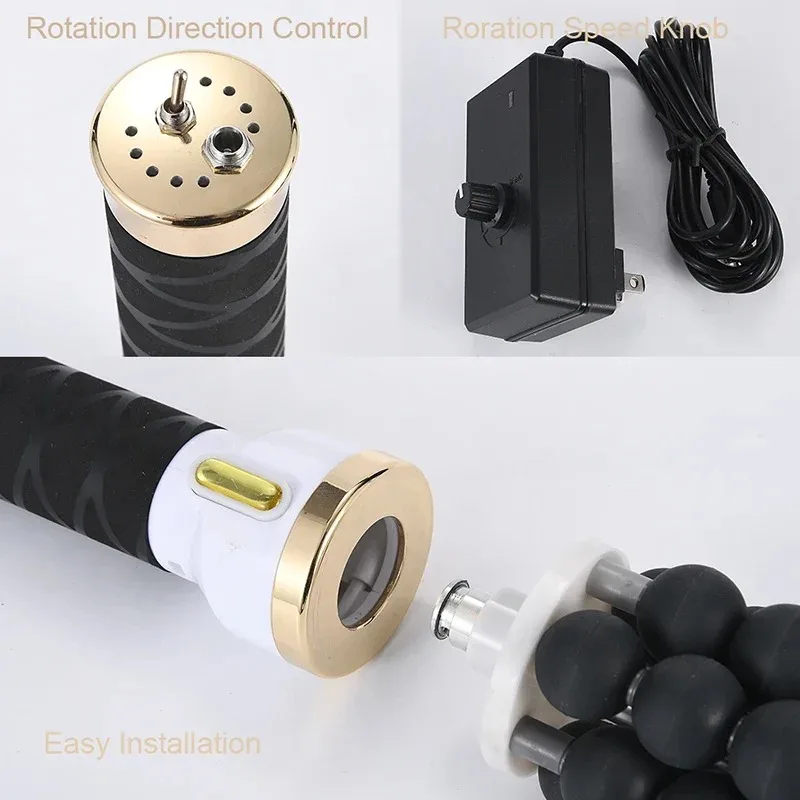 40W Electric Roller For Muscle Body Relaxing High Frequency Rolling Massage Fitness Anti-Cellulite Slimming Machine For Women - Image 5