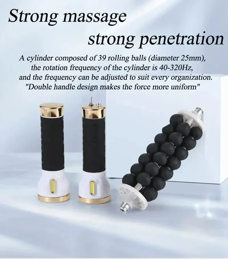 40W Electric Roller For Muscle Body Relaxing High Frequency Rolling Massage Fitness Anti-Cellulite Slimming Machine For Women - Image 3