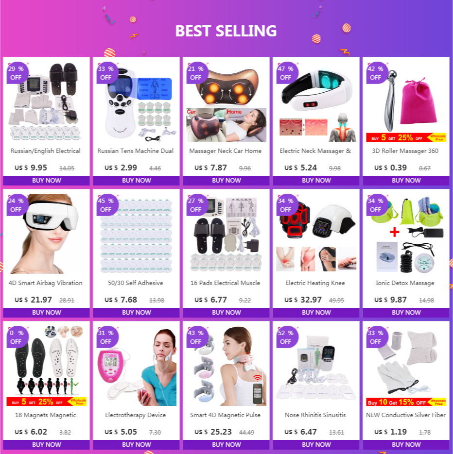 Health Tens Muscle Neck Massager Back Electric Digital Therapy Machine Massage Electronic Pulse Stimulator for Full Body Care Health Tens Muscle Neck Massager Back Electric Digital Therapy Machine Massage Electronic Pulse Stimulator for Full Body Care