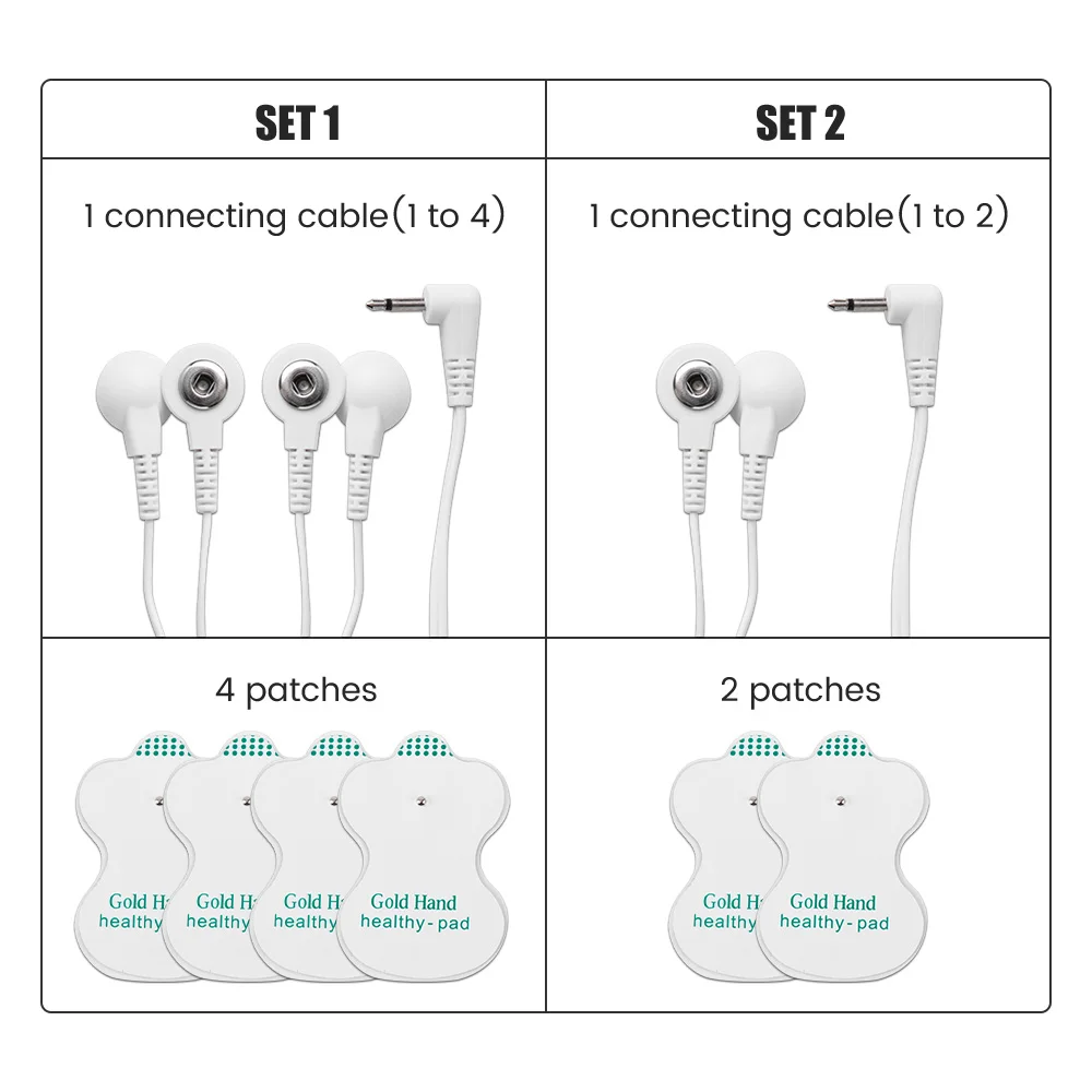 Health Tens Muscle Neck Massager Back Electric Digital Therapy Machine Massage Electronic Pulse Stimulator for Full Body Care