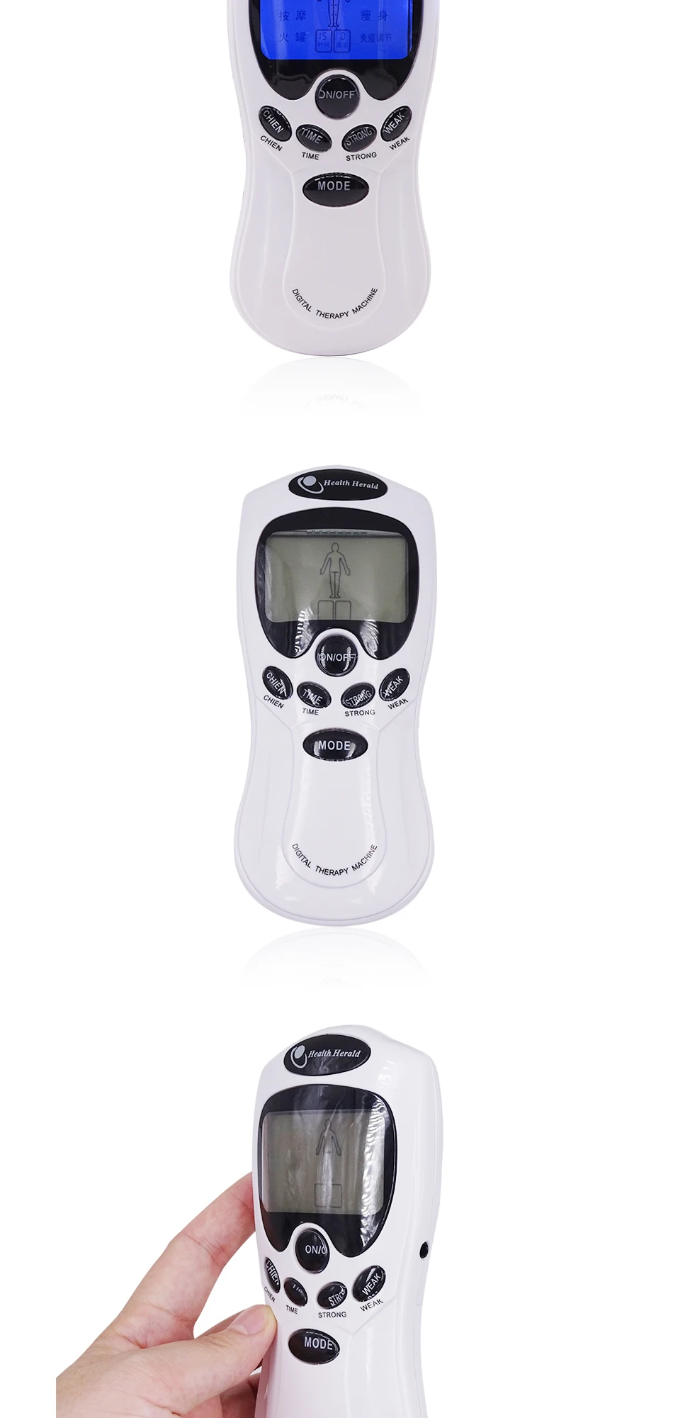 Health Tens Muscle Neck Massager Back Electric Digital Therapy Machine Massage Electronic Pulse Stimulator for Full Body Care